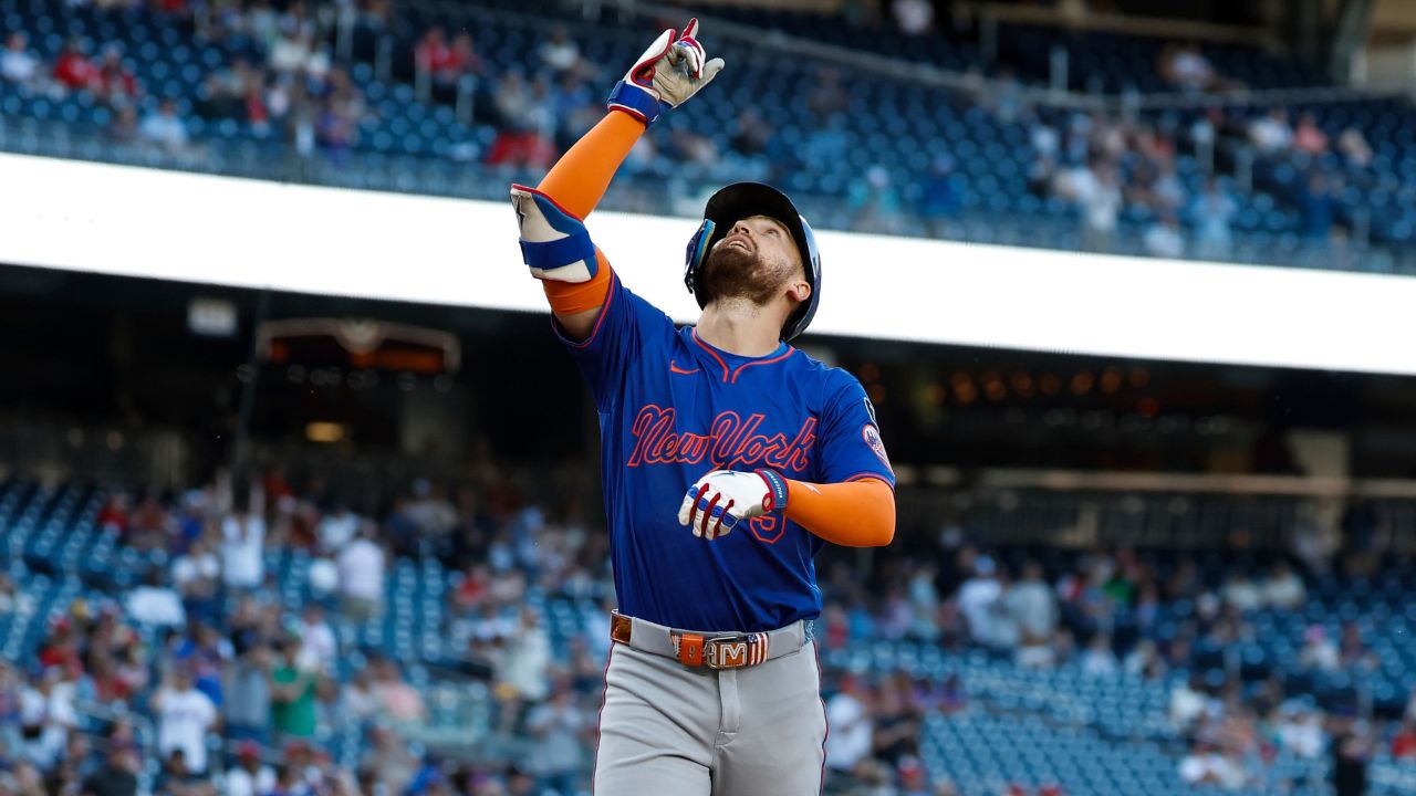 MLB Roundup: Brandon Nimmo ties Mets record with nine RBIs in rout of Nationals
