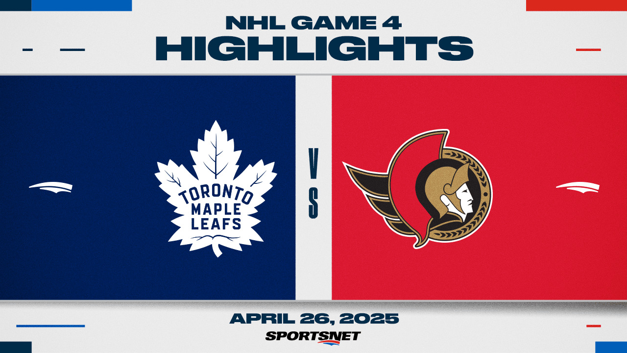 NHL Game 4 Highlights: Senators 4, Maple Leafs 3 (OT)