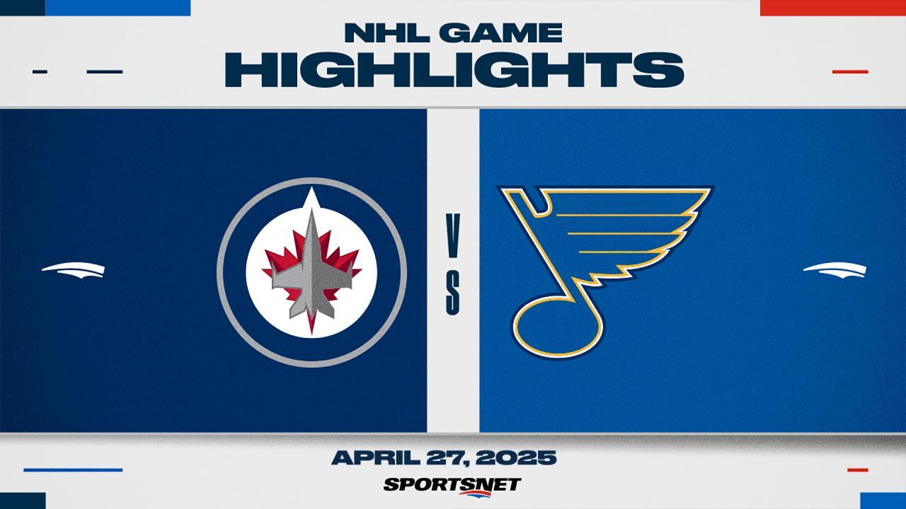 NHL Game 4 Highlights: Blues 5, Jets 1