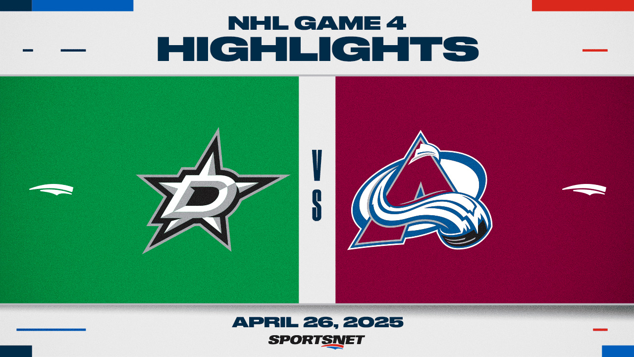 NHL Game 4 Highlights: Avalanche 4, Stars 0
