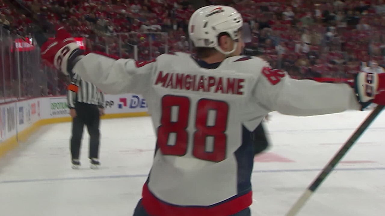 Capitals’ Mangiapane fires home wicked wrister for game-winning goal