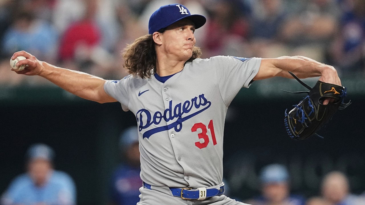 Tyler Glasnow the latest Dodgers starting pitcher to hit injured list