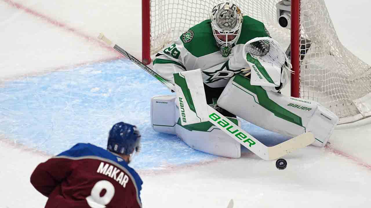 Stars pull Jake Oettinger after second period in Game 4 vs. Avalanche