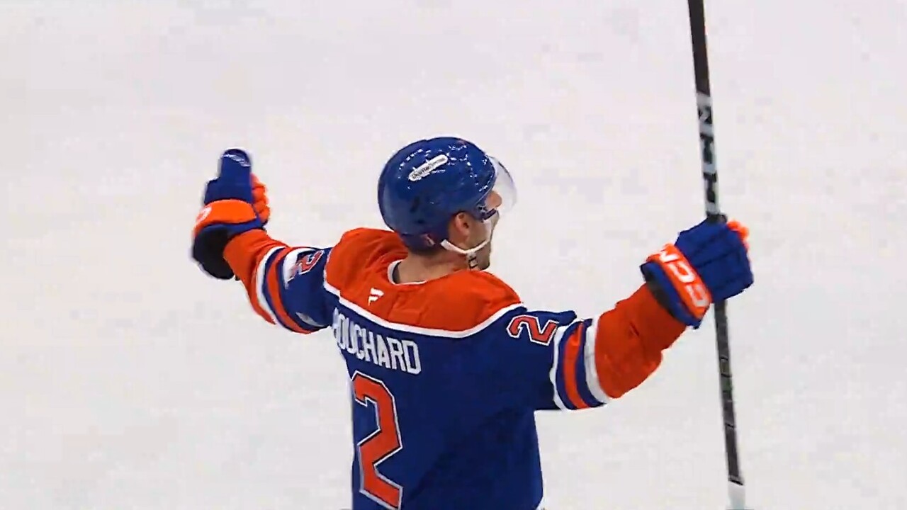 Oilers’ Bouchard forces OT with one-time blast in Game 4