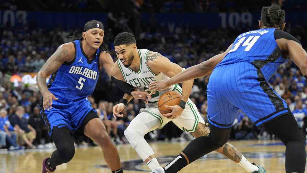 Tatum, Brown pace Celtics past Magic to take a 3-1 series lead