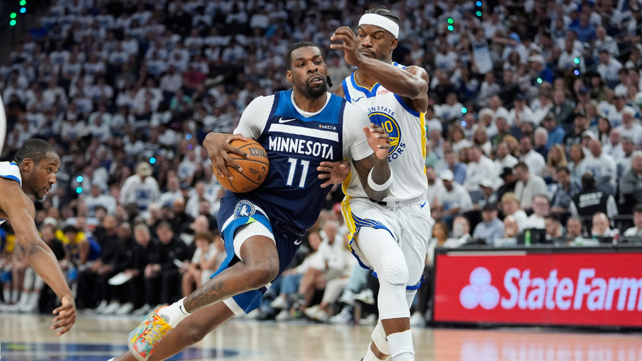 Timberwolves tie series with win vs. Curry-less Warriors