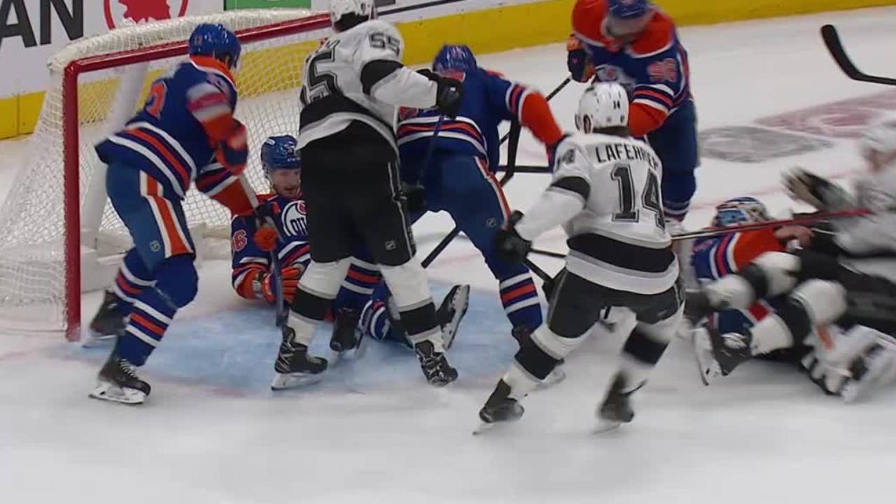 Oilers’ Klingberg and Pickard make two incredible saves vs. Kings
