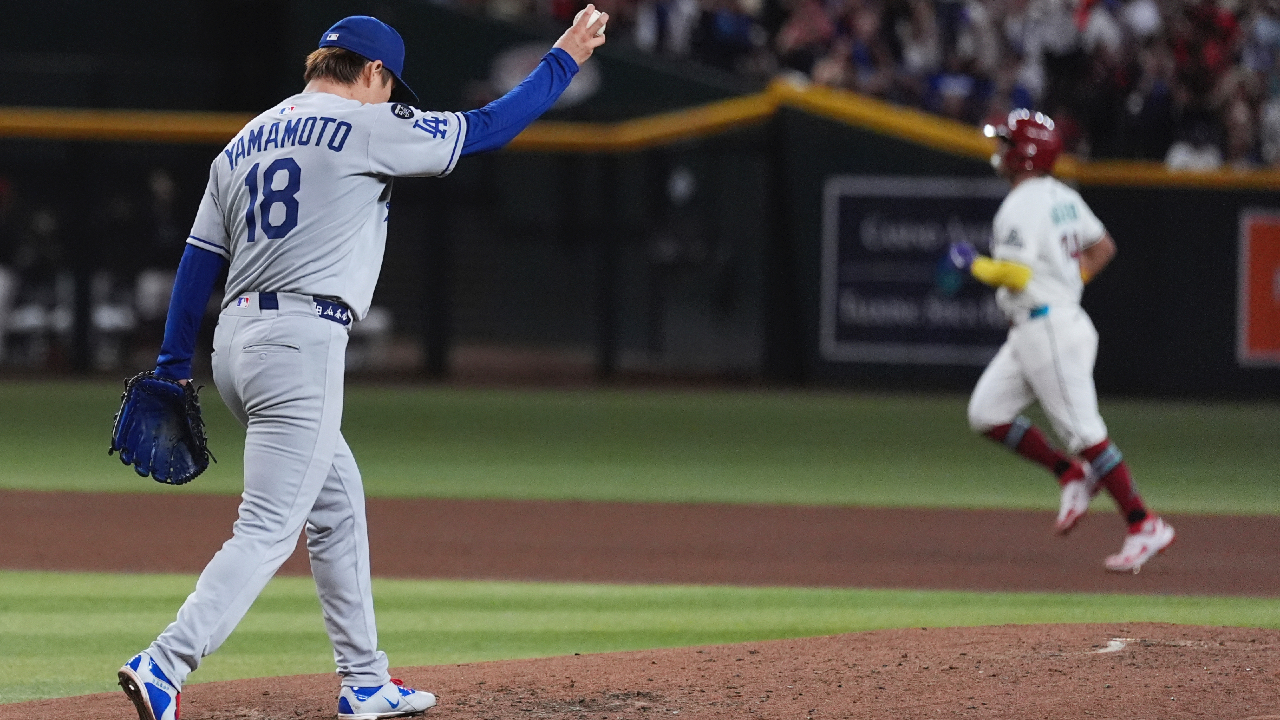 Moreno hits grand slam off Yamamoto, lifts Diamondbacks to win over Dodgers