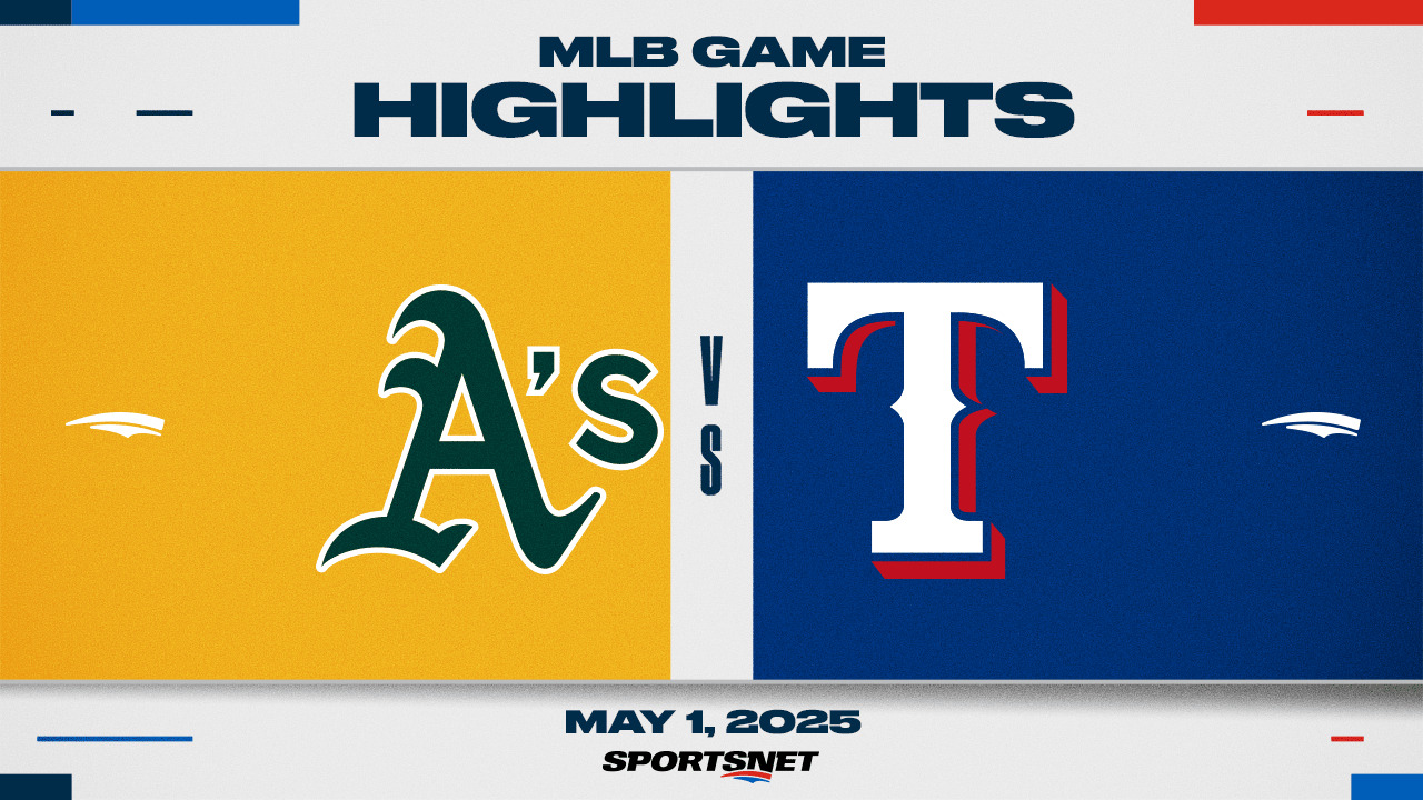 MLB Highlights: Athletics 3, Rangers 0
