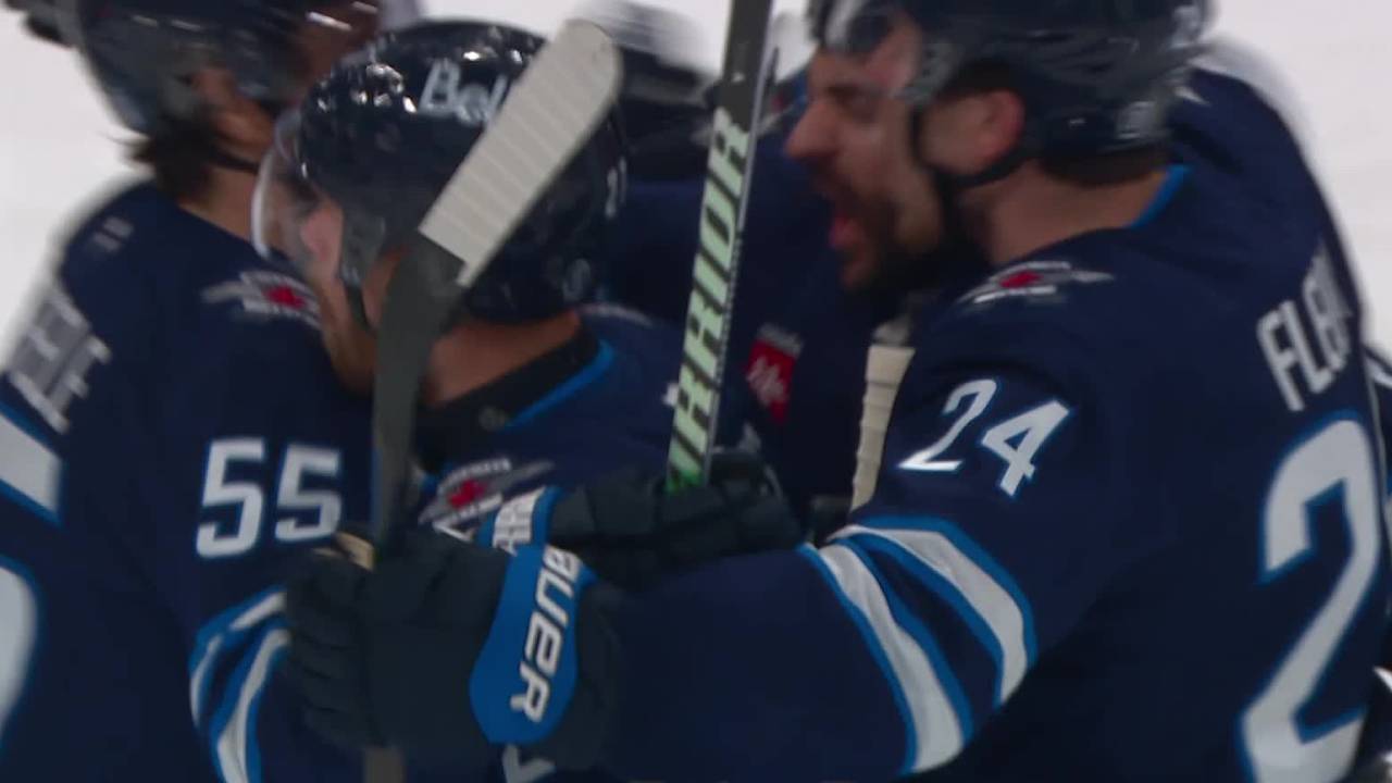 Jets’ Ehlers throws puck off Stars’ Lindell skate for huge goal