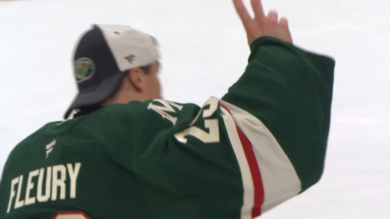 Fleury receives sendoff from Wild faithful in final career NHL game