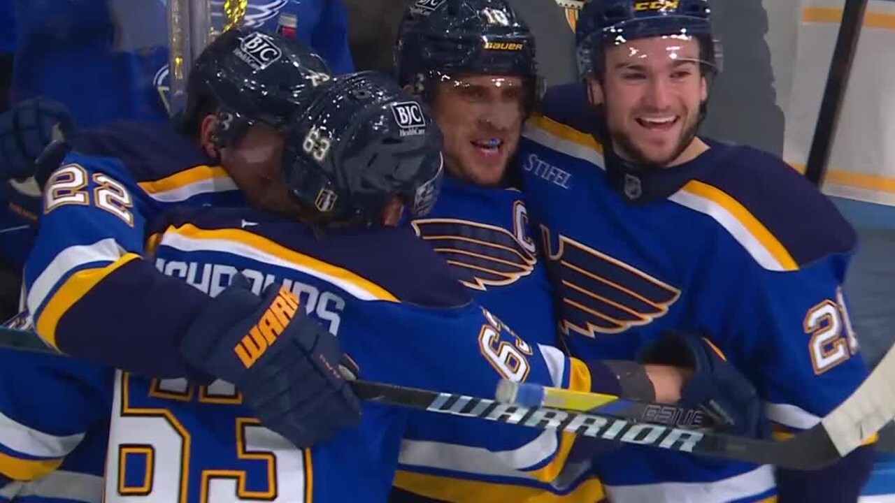 Blues break open Game 6 with three goals in just over two minutes