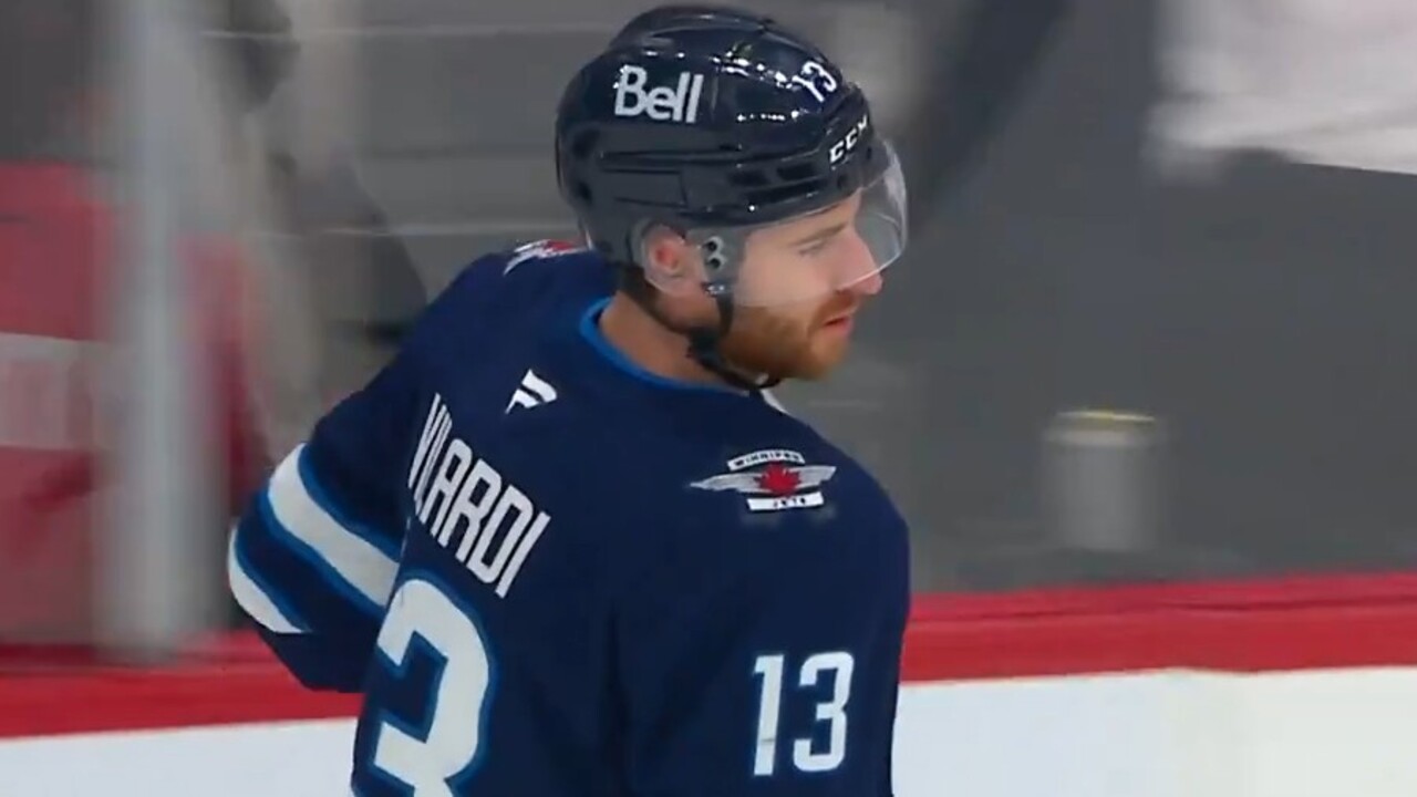 Vilardi bangs home loose puck to get Jets on board early in Game 2