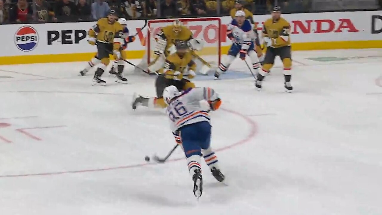 Oilers’ Walman blasts one-timer to notch first career playoff goal