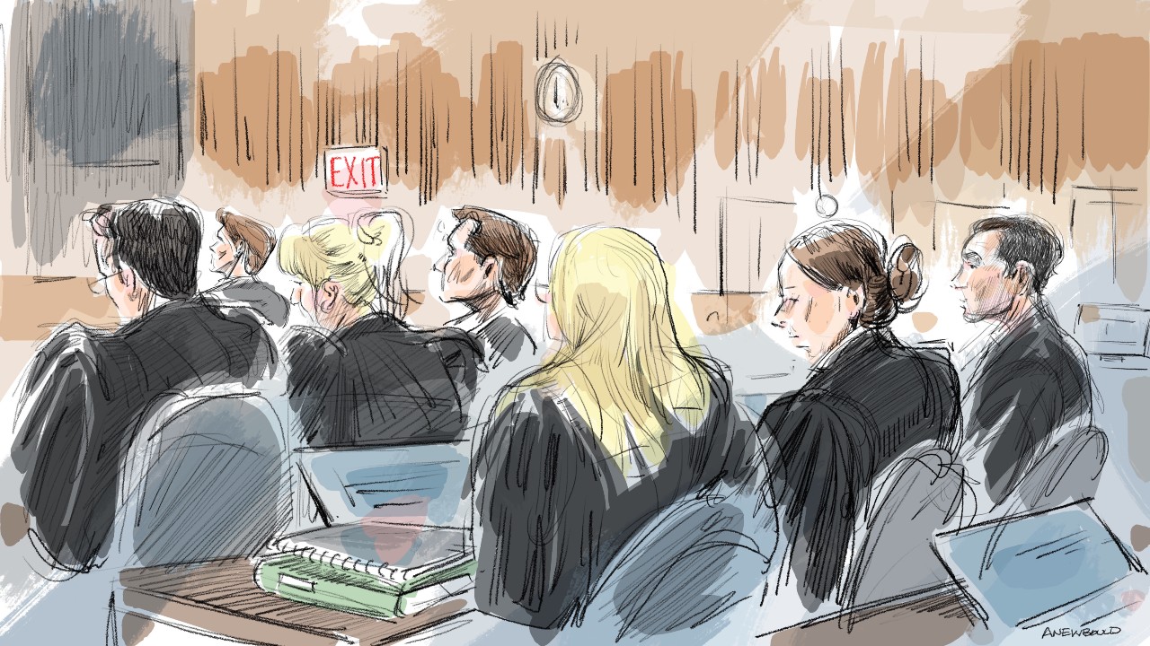 Lawyer goes through surveillance videos at hockey sexual assault trial