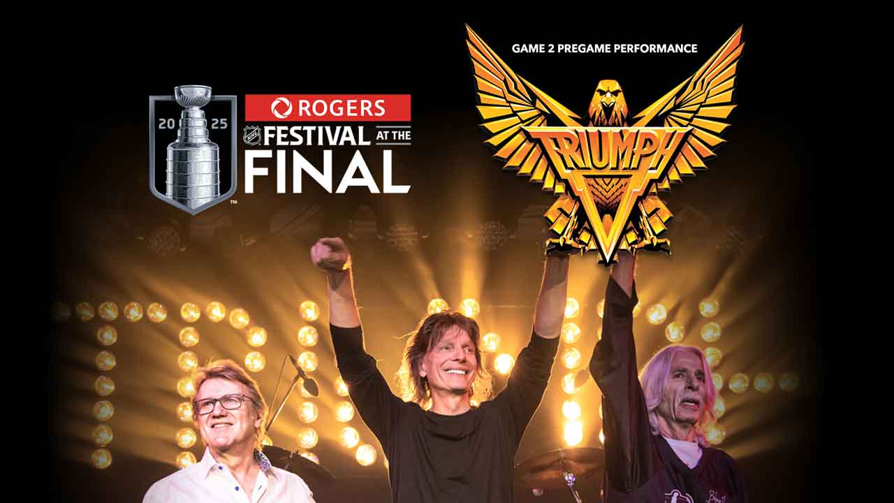 Triumph reunites for outdoor concert ahead of Game 2 of Stanley Cup final