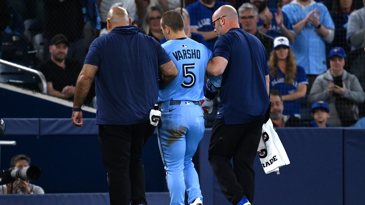 How will Blue Jays adjust their defence after Varsho’s injury?